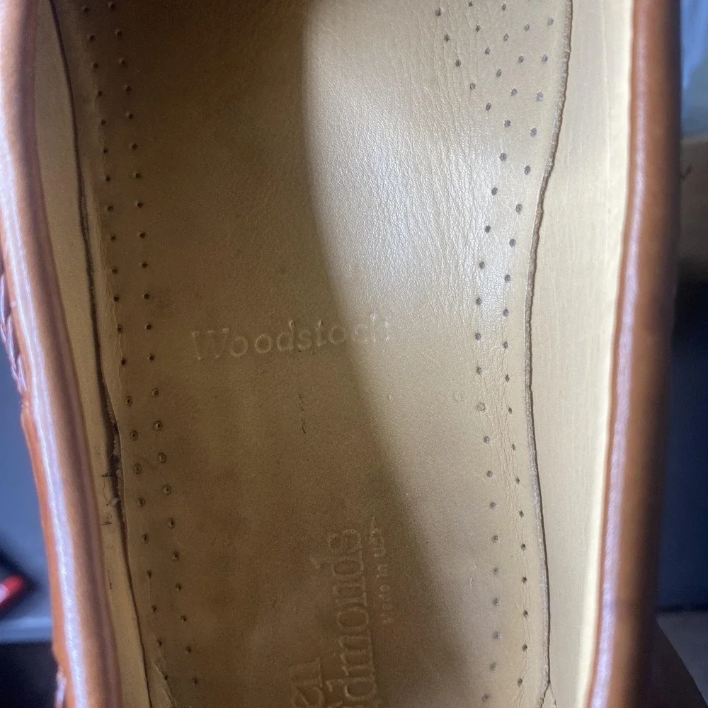 Allen Edmonds Woodstock Shoes Mens Size 10.5 D Brown Kiltie Tassel Loafers USA